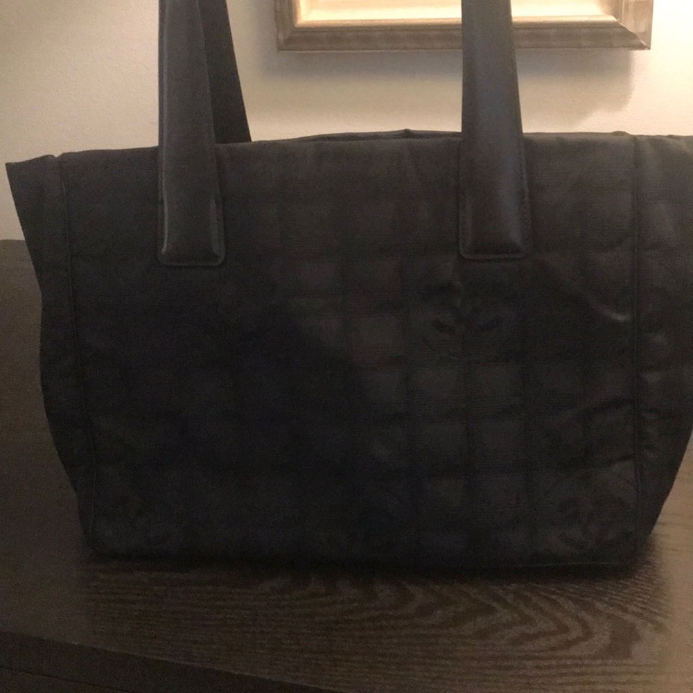 Chanel vinyl purse